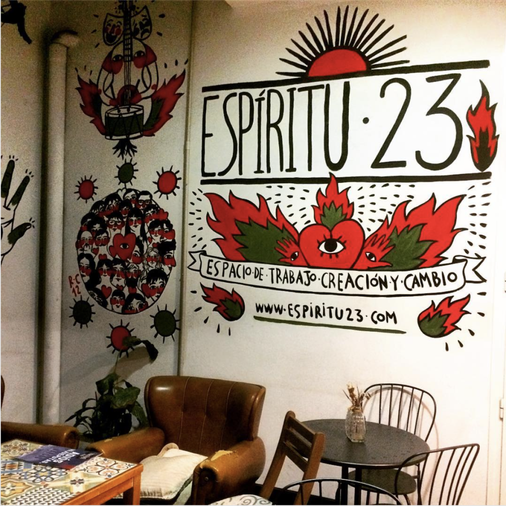 Espíritu23 is one of the best coworking spaces in Madrid.