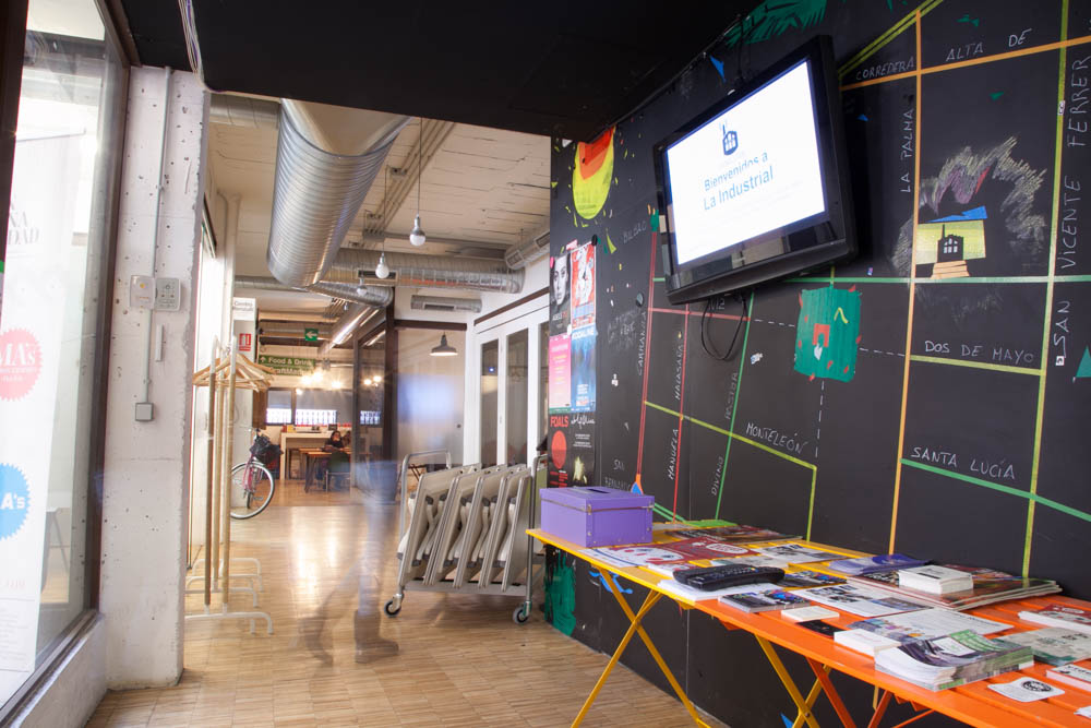 La Industrial, pictured here, is among the best coworking spaces in Madrid.