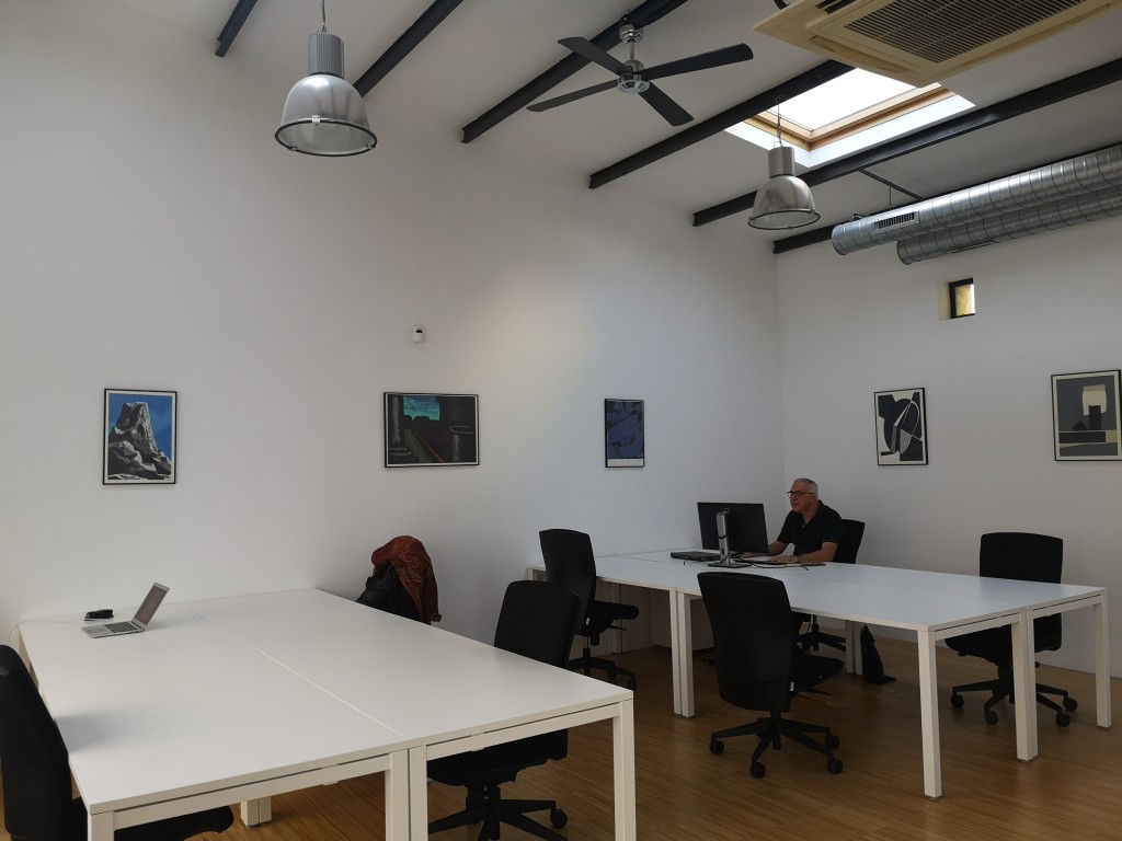 The main coworking space