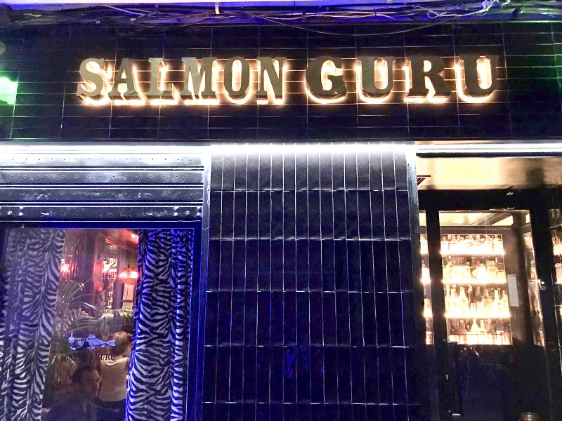 Salmon Guru bar by Naked Madrid
