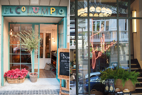 El Columpio and Fellina restaurants by Naked Madrid