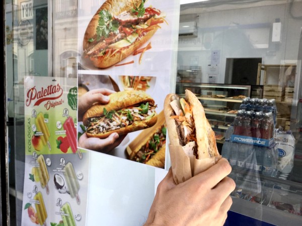 Try the Banh Mi Sandwiches from a hole-in-the-wall Vietnamese shop in Madrid